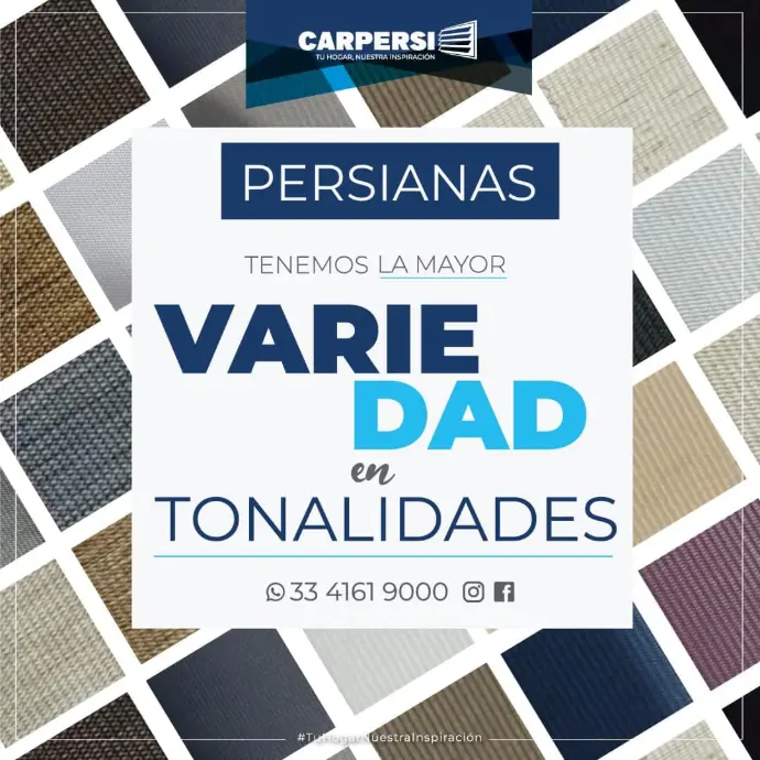 Diferentes modelos de persianas persianas Variedad de colores